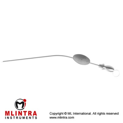 Baron-Schuknecht Suction Tube With Finger Cutt Off Stainless Steel, Working Length - Diameter 75 mm - 1.5 mm Ø